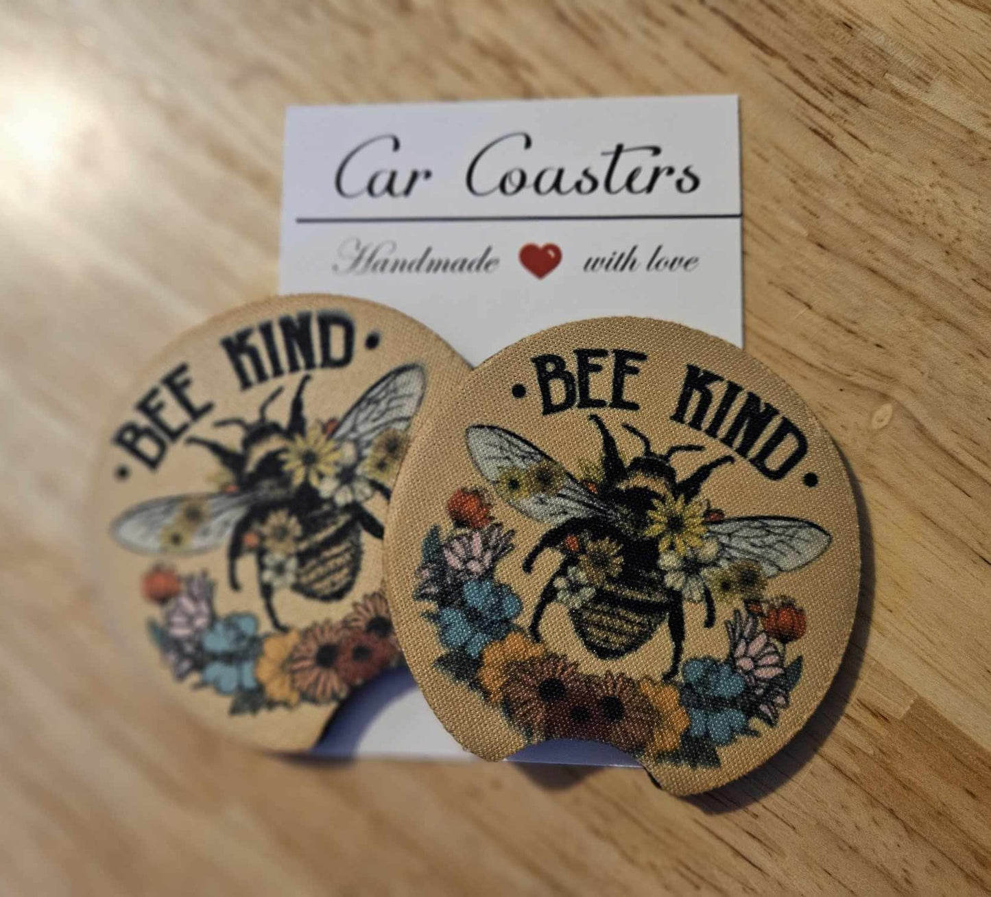 Bee Kind Car Coaster