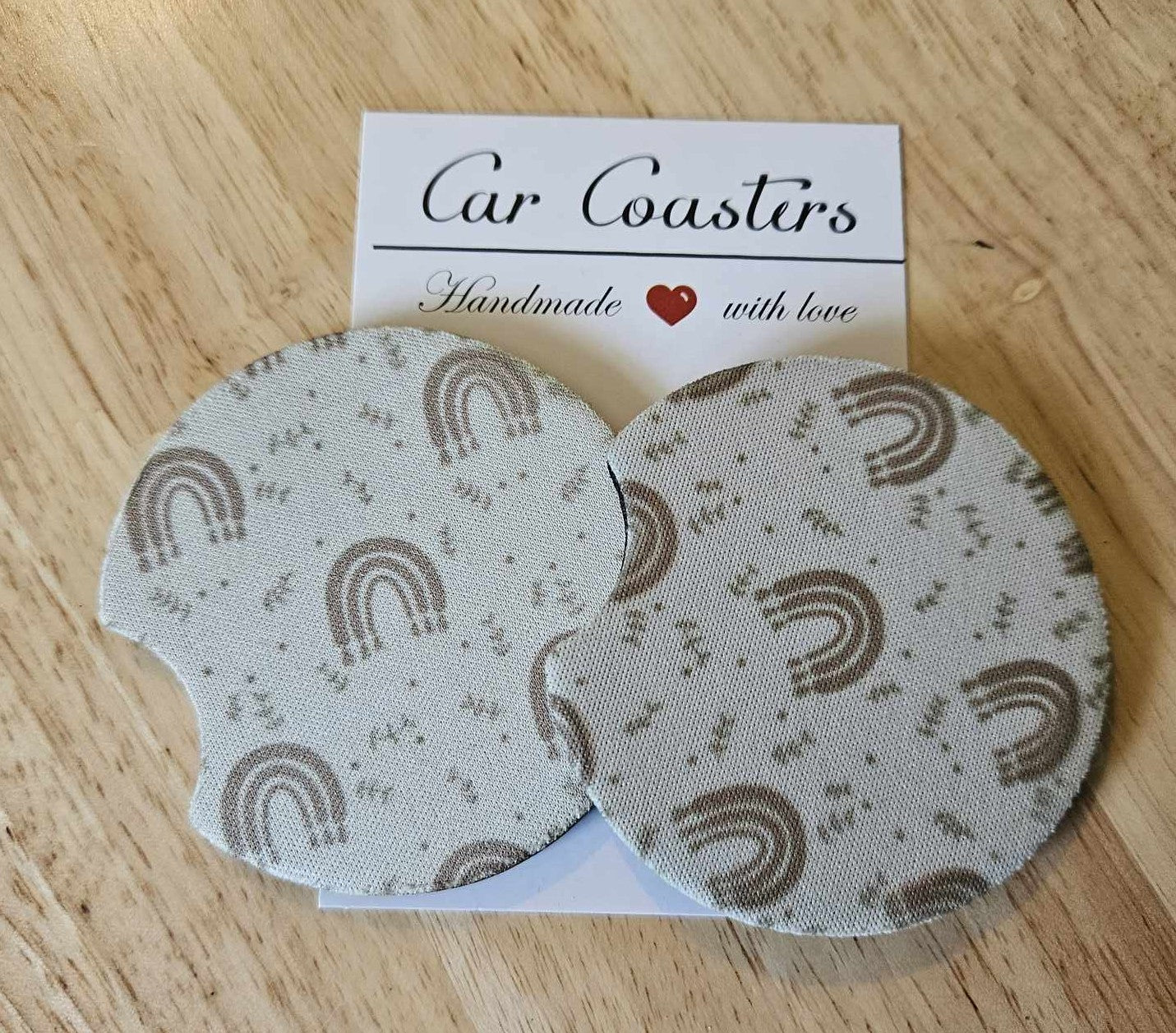 Boho Rainbow Car Coaster