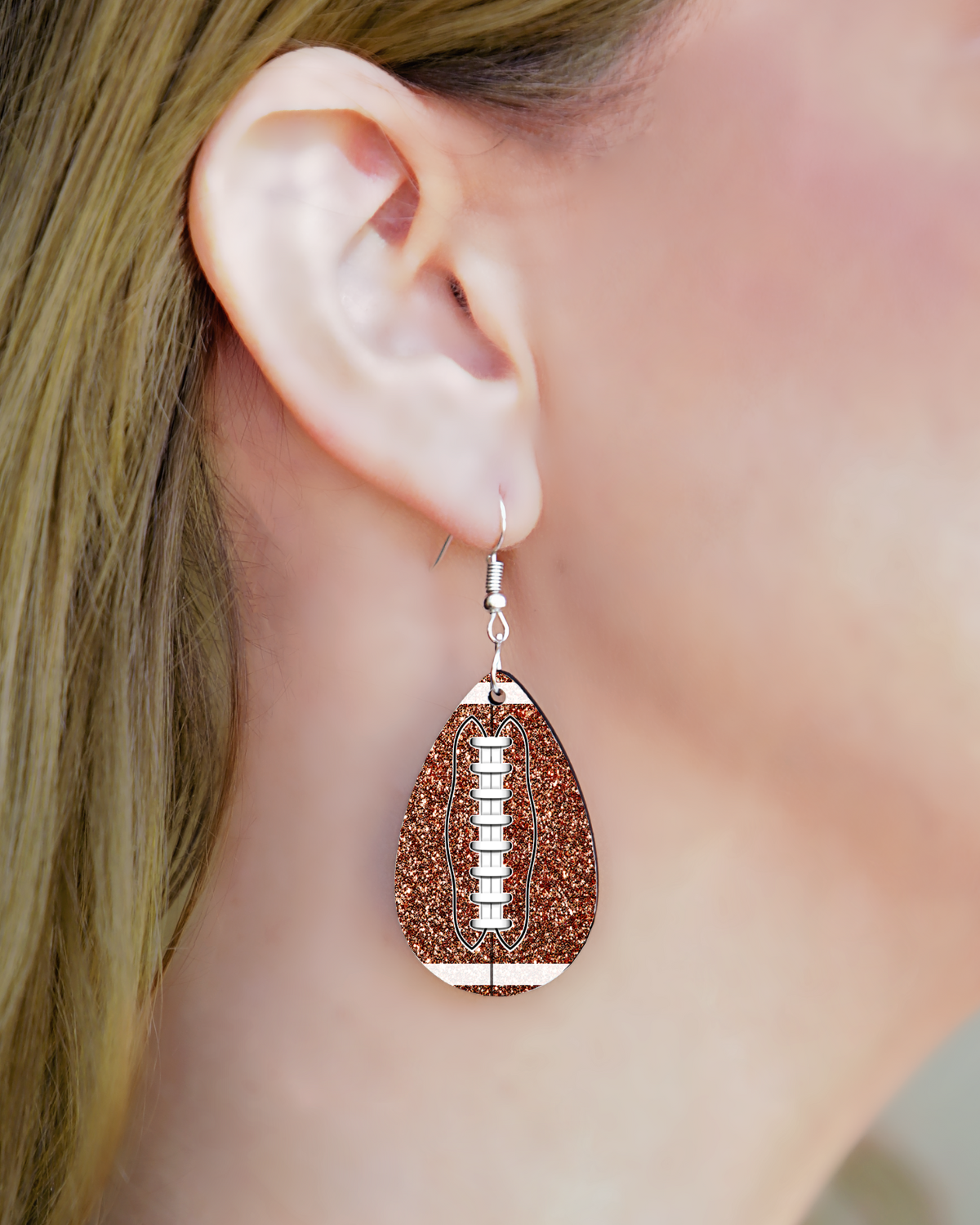 Football Earrings