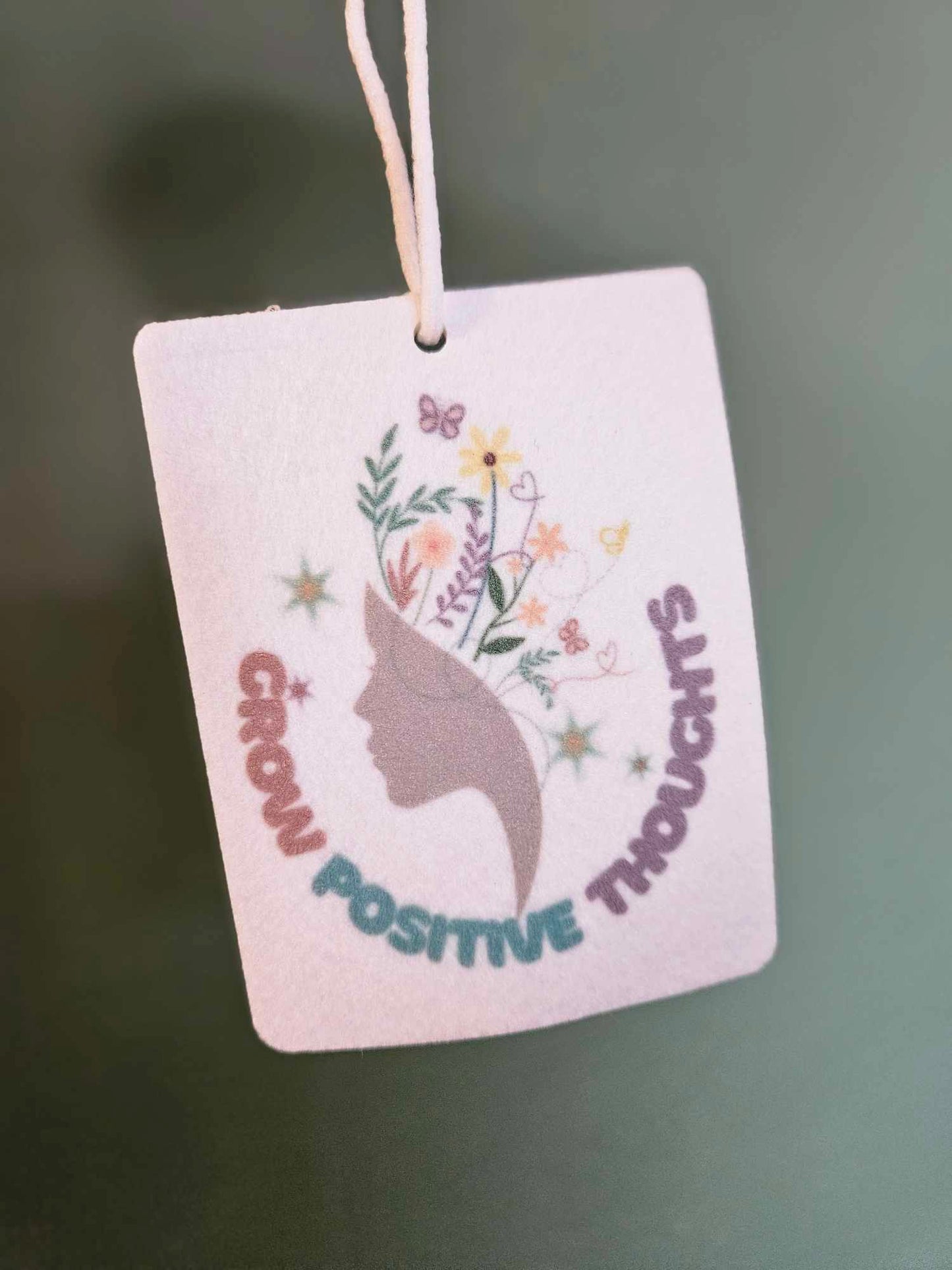 Grow Positive Thoughts Lavender Air Freshener