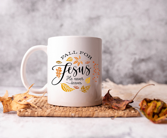 Fall for Jesus 11oz Coffee Mug